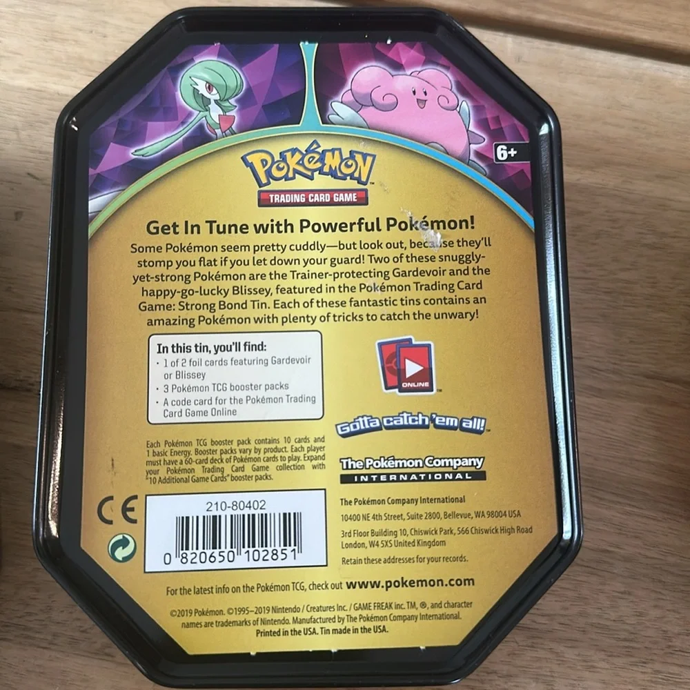 POKEMON EMPTY tins